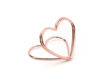 Picture of PLACE CARD HOLDER HEART ROSE GOLD 2.5CM